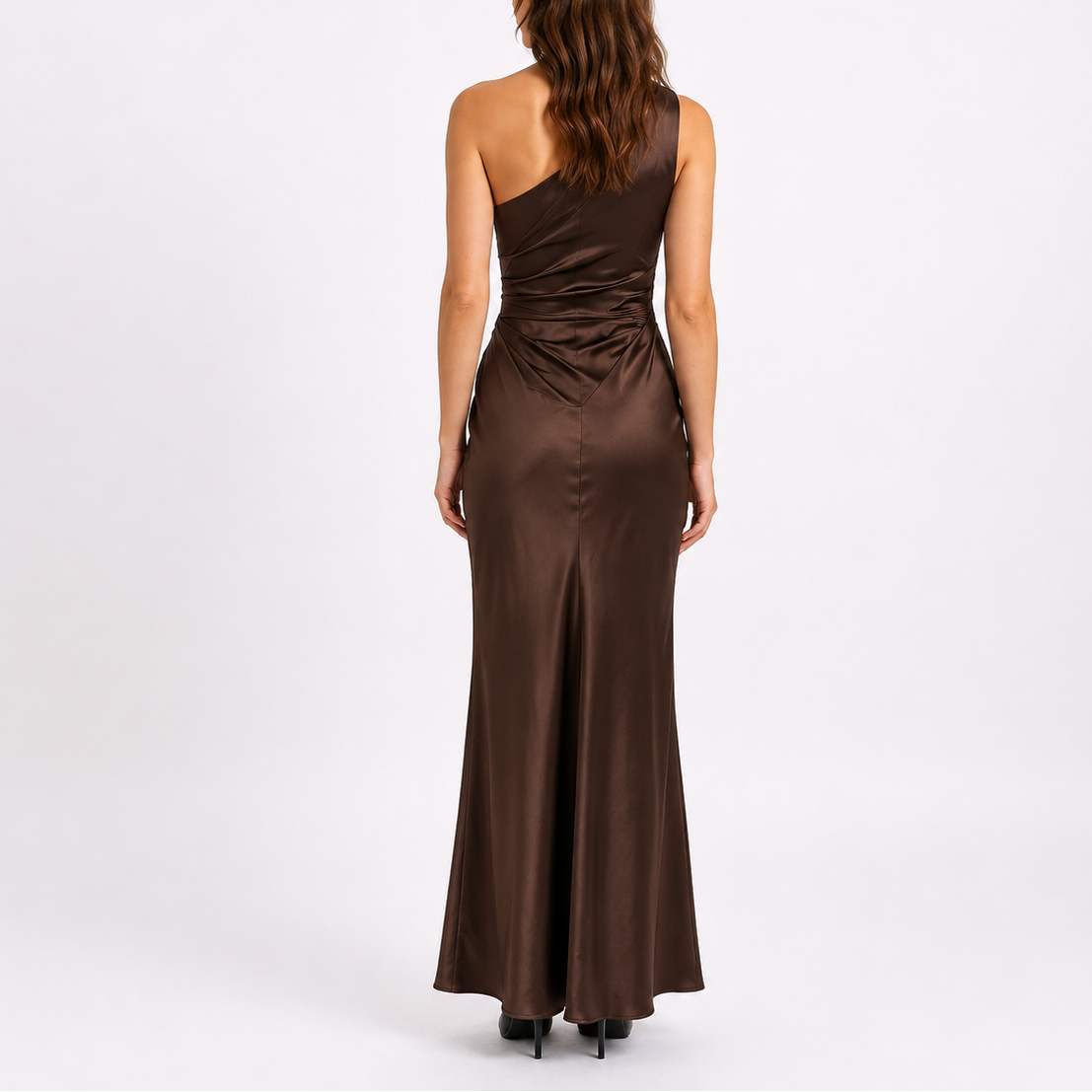 Women’s Satin Evening Gown Maxi Dress